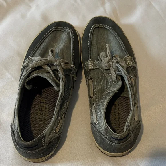 Skechers Men's Charcoal Boat Shoes - Picture 1 of 4